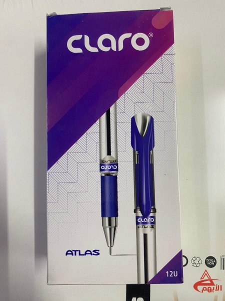 قلم حبر كلارو اطلس (12 قلم ) Claro Atlas Pen - ازرق